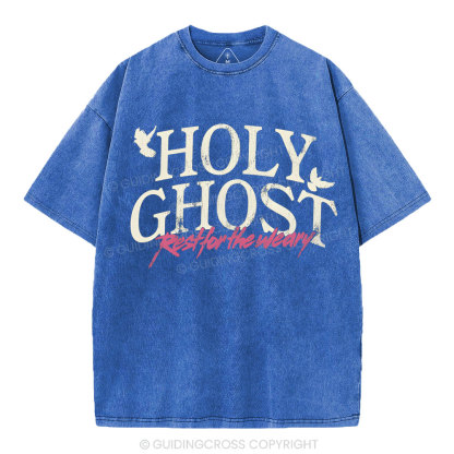 Holy Ghost Christian Washed T-Shirt