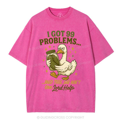 Lord Help Christian Washed T-Shirt