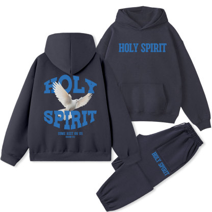 Holy Spirit Christian Fleece Hoodie Set