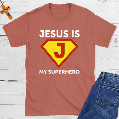 Jesus Is My Superhero Christian T-Shirt