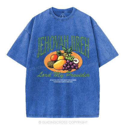Lord My Provider Christian Washed T-Shirt