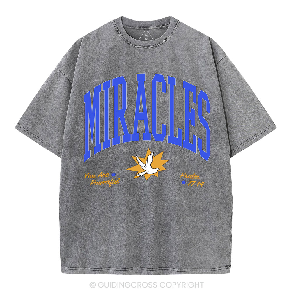 MIRACIES Christian Washed T-Shirt