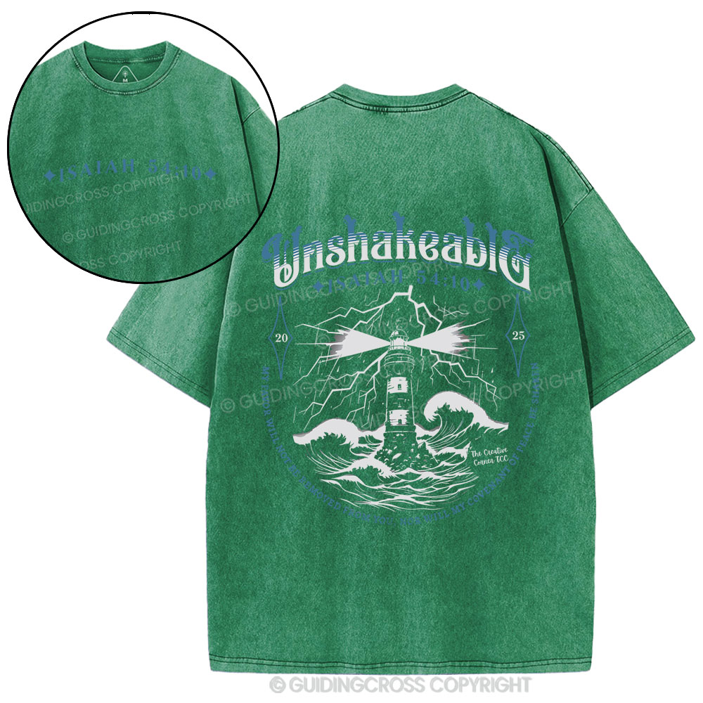 Unshakeable Christian Washed T-Shirt