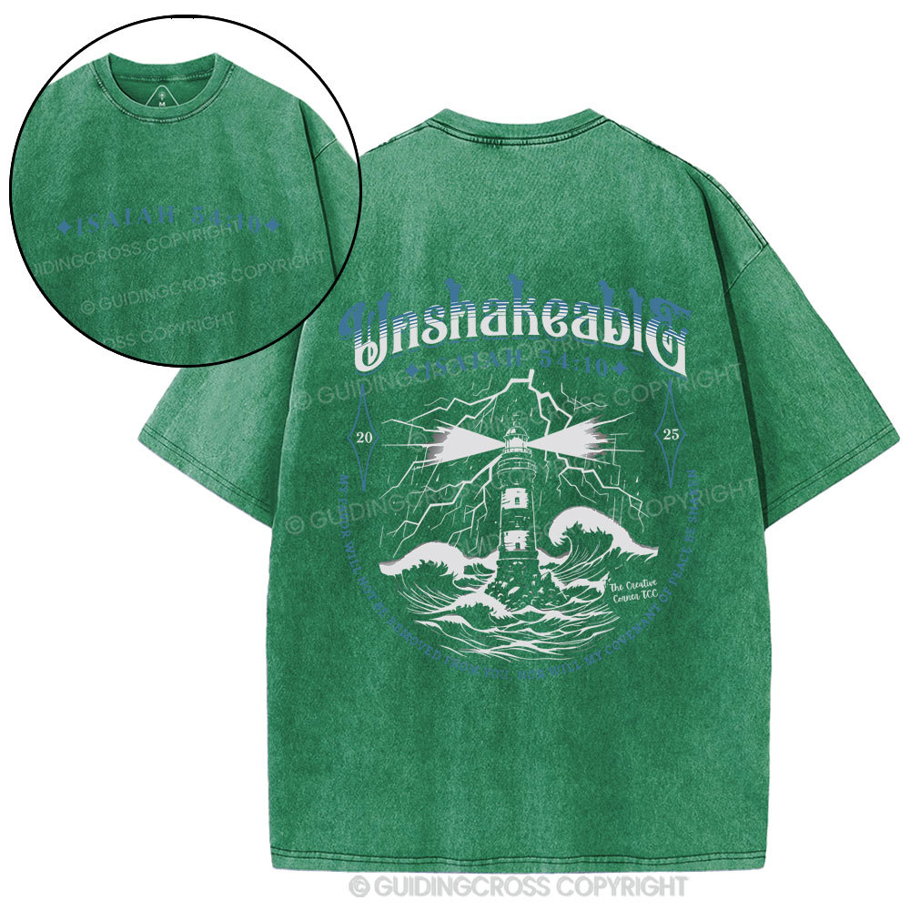 Unshakeable Christian Washed T-Shirt