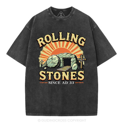 Rolling Stone Street Christian Washed T-Shirt