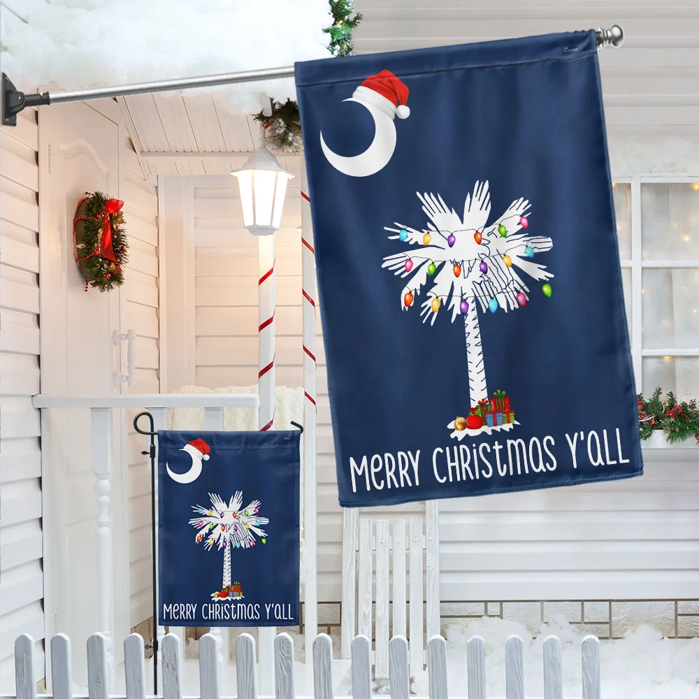 South Carolina Christmas Flag