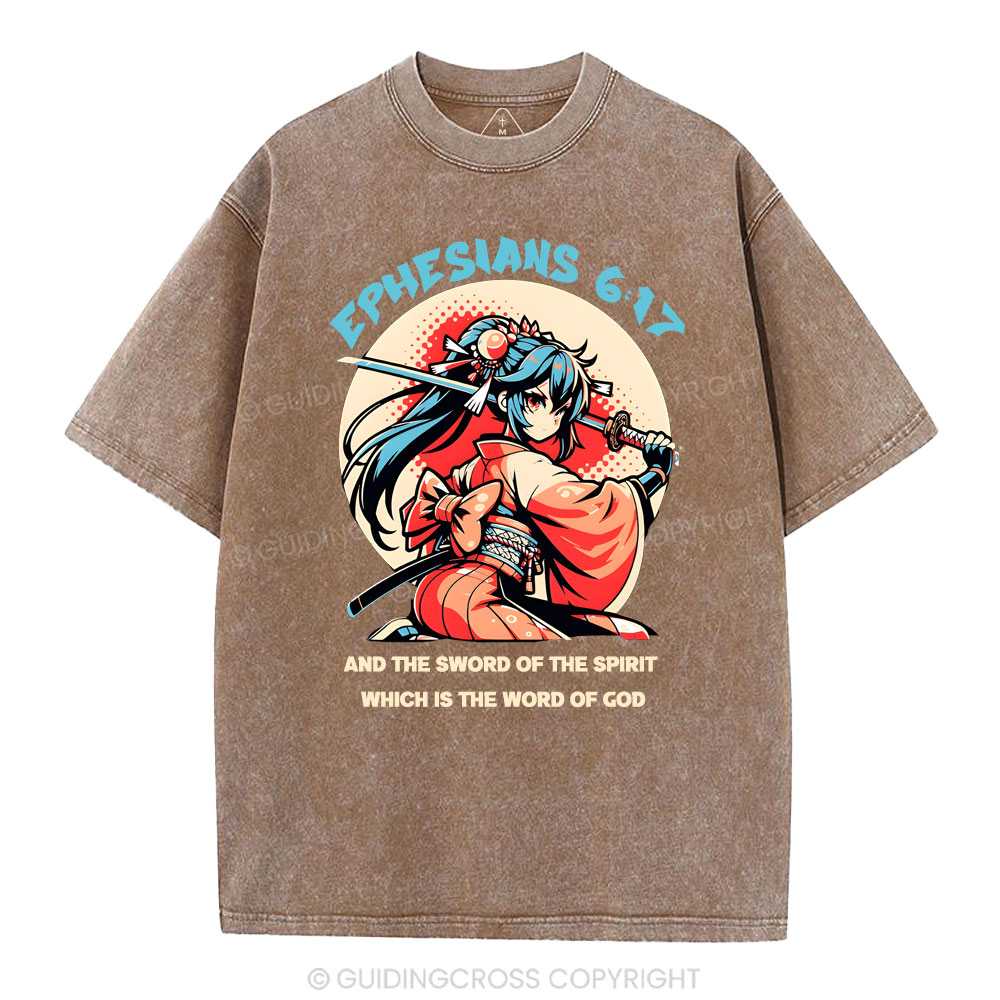 word of God Christian Washed T-Shirt