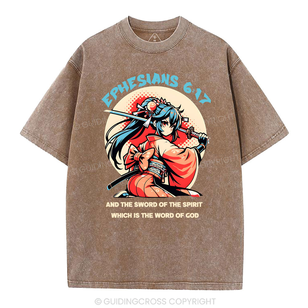 word of God Christian Washed T-Shirt