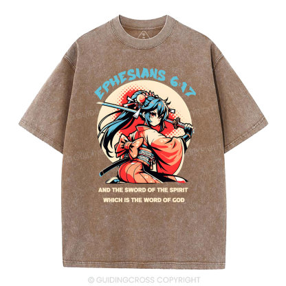 word of God Christian Washed T-Shirt