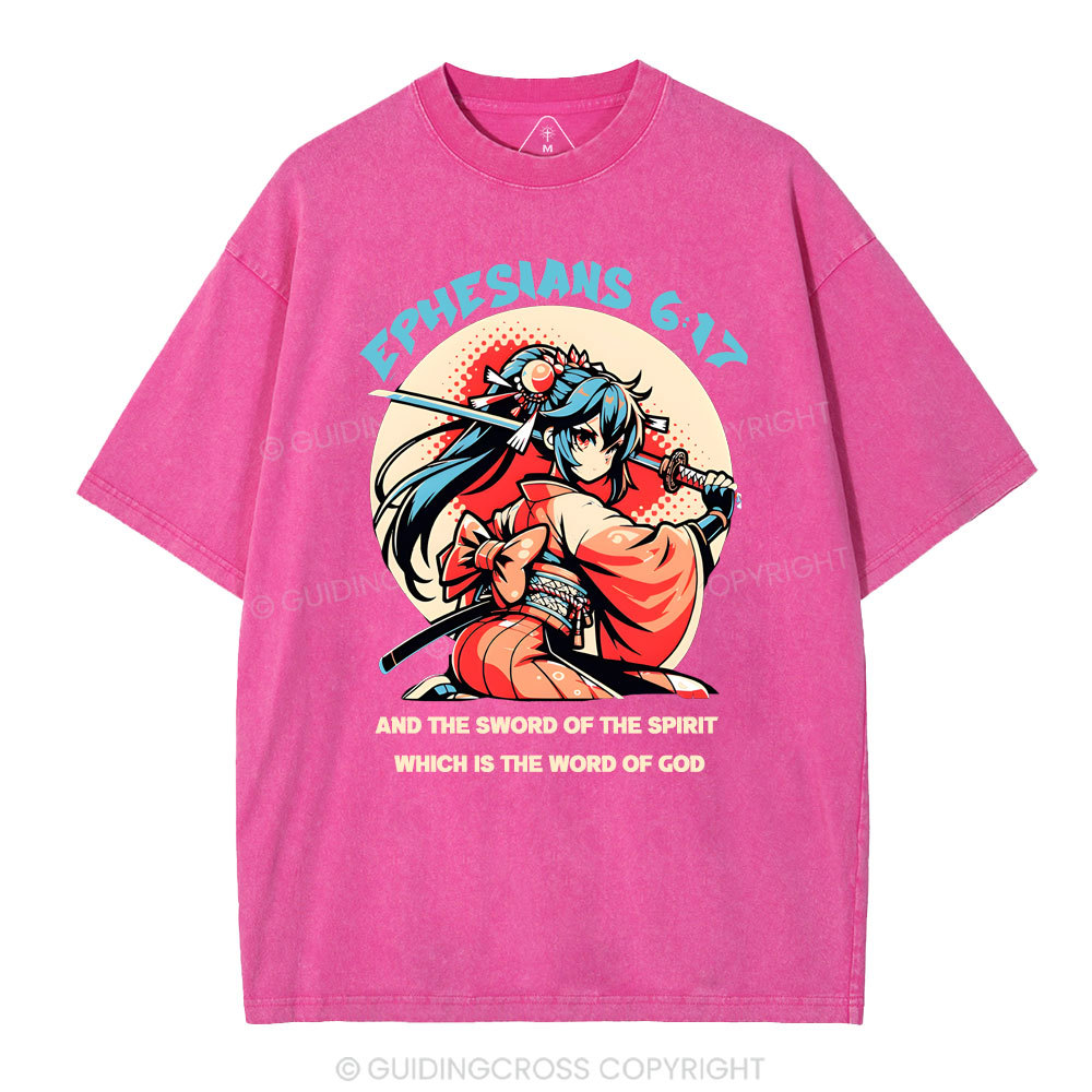 word of God Christian Washed T-Shirt