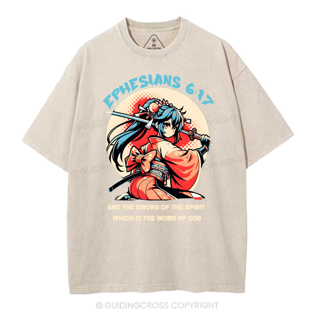 word of God Christian Washed T-Shirt