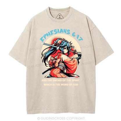 word of God Christian Washed T-Shirt