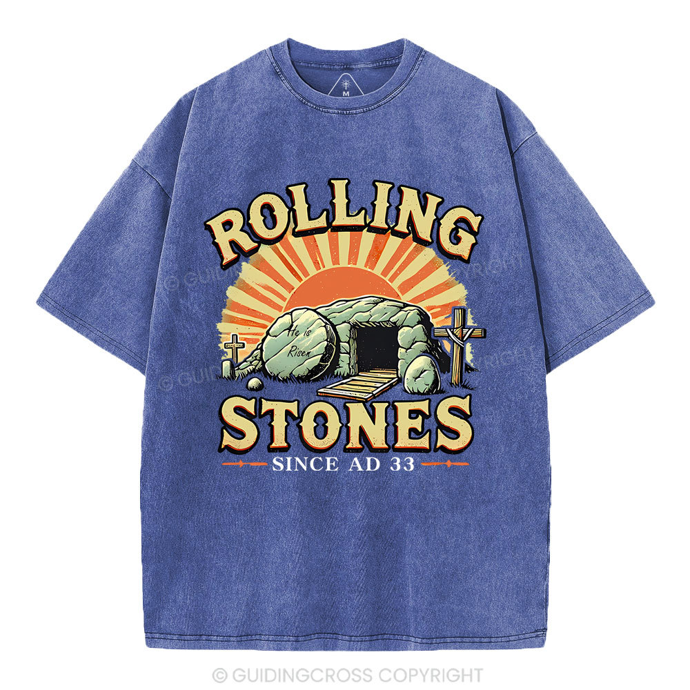 Rolling Stone Street Christian Washed T-Shirt