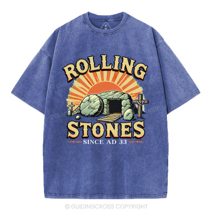 Rolling Stone Street Christian Washed T-Shirt