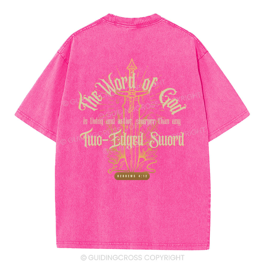 The Word Of God Christian Washed T-Shirt