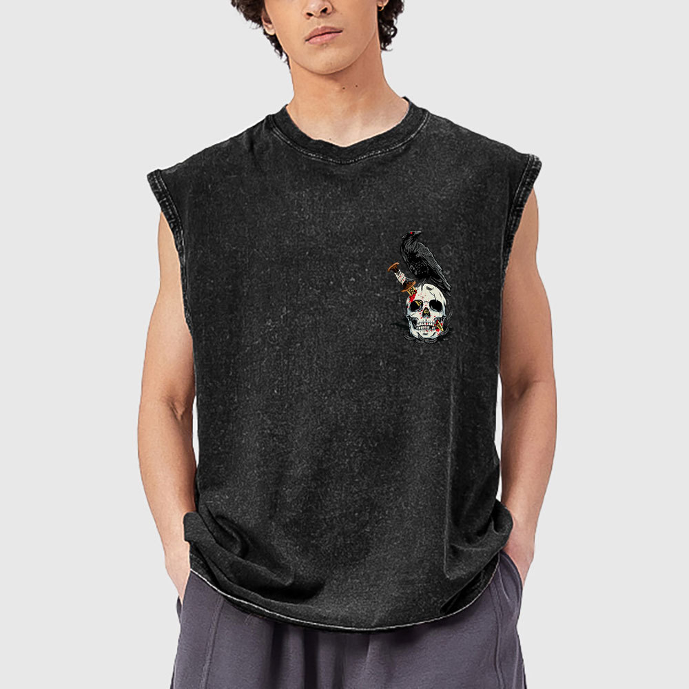 The Lord Is My Salvation Christian Washed Tank Top