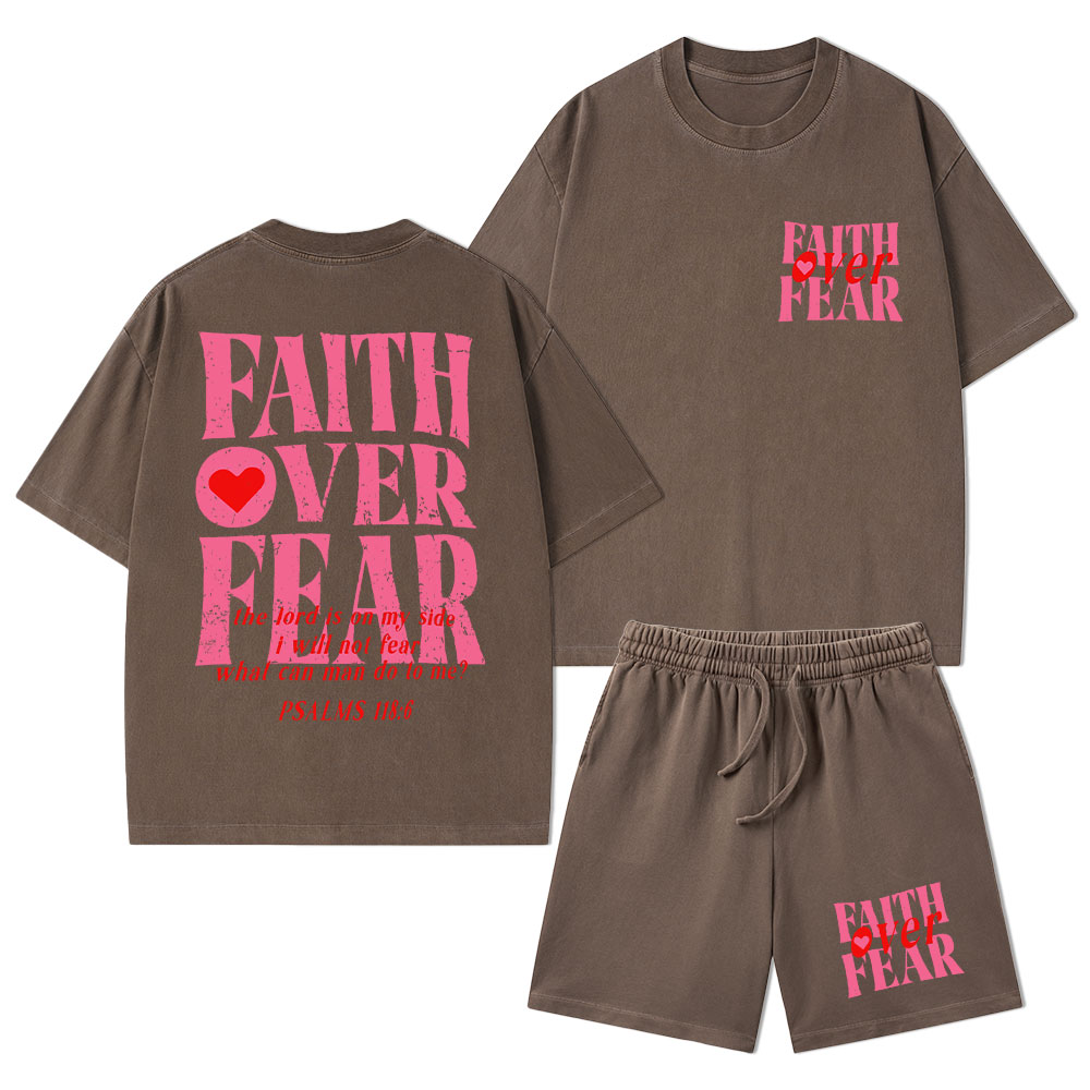 Daughter Of The King Christian Washed T-Shirt & Shorts