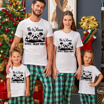 Personalized  Still Seek Him Family Matching Shirts