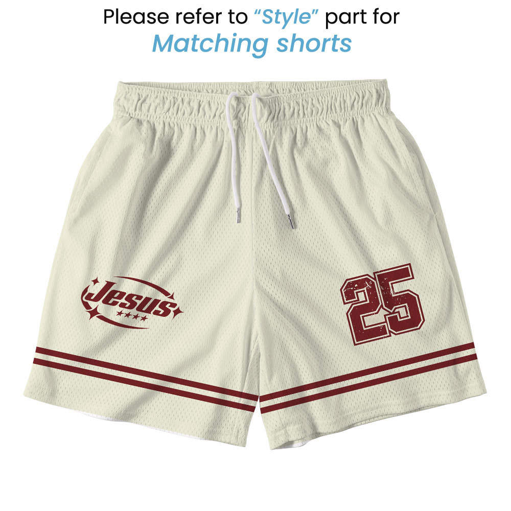 He Died For Me Christian Mesh Jersey