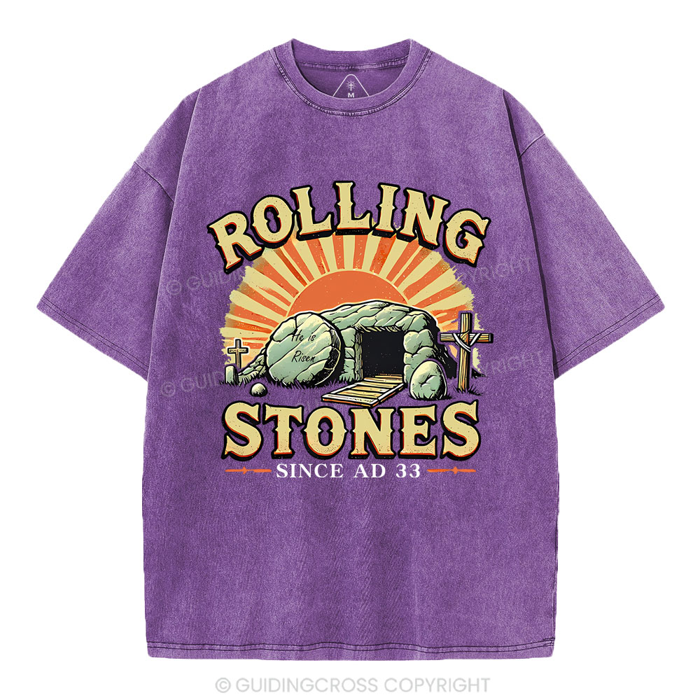 Rolling Stone Street Christian Washed T-Shirt