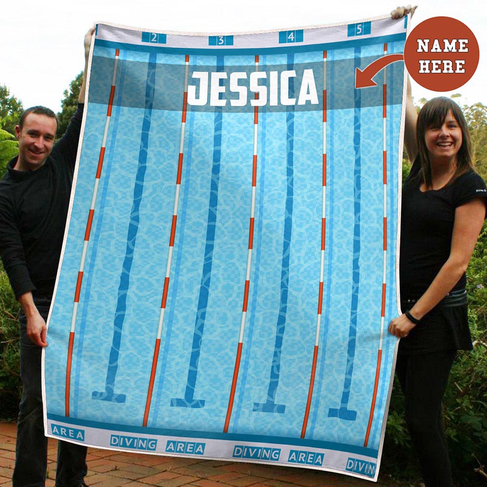 Personalized Swimming Blanket