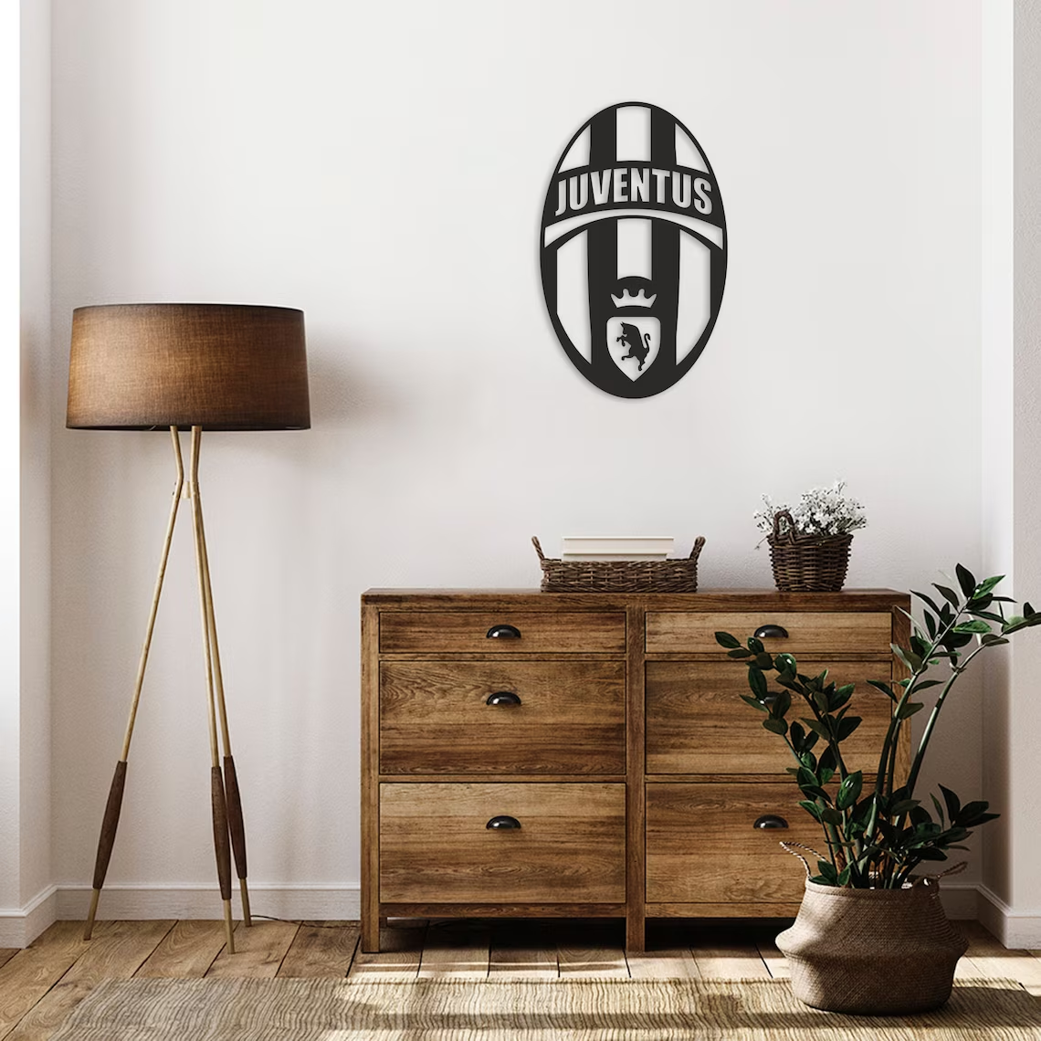 Classic Football Team Metal Wall Sign