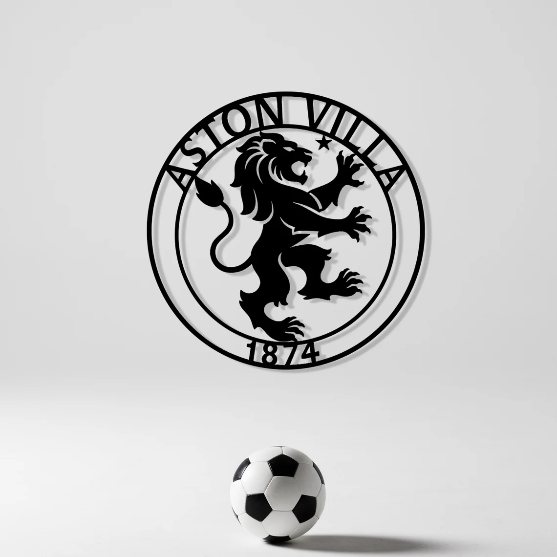 Classic Football Team Metal Wall Sign