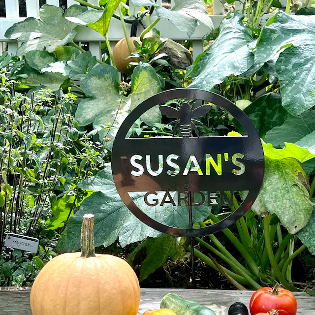 Personalized Bumble Bee Garden Stake