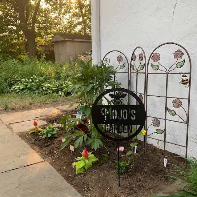 Personalized Bumble Bee Garden Stake