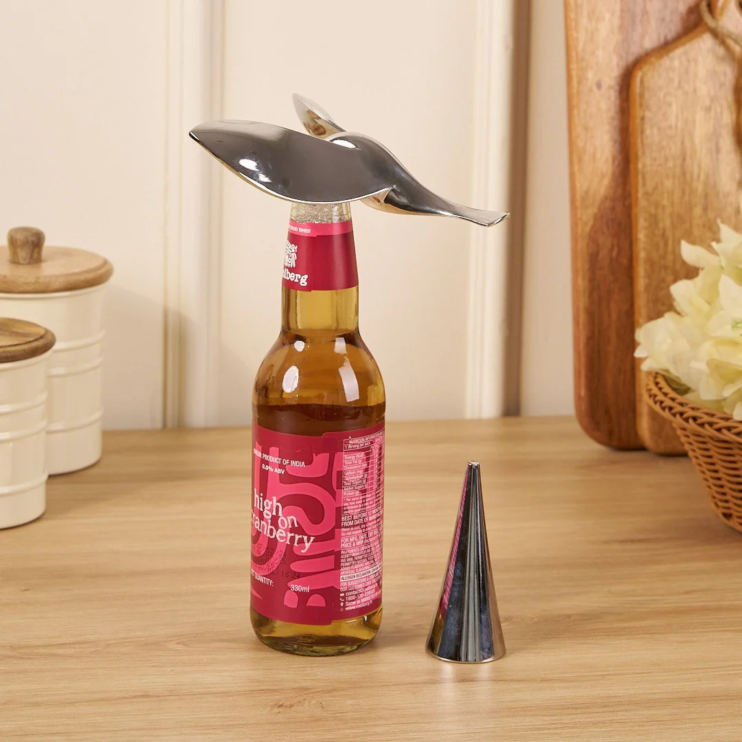 Umbra Tipsy Bottle Opener, Sculptural Bar Accessory