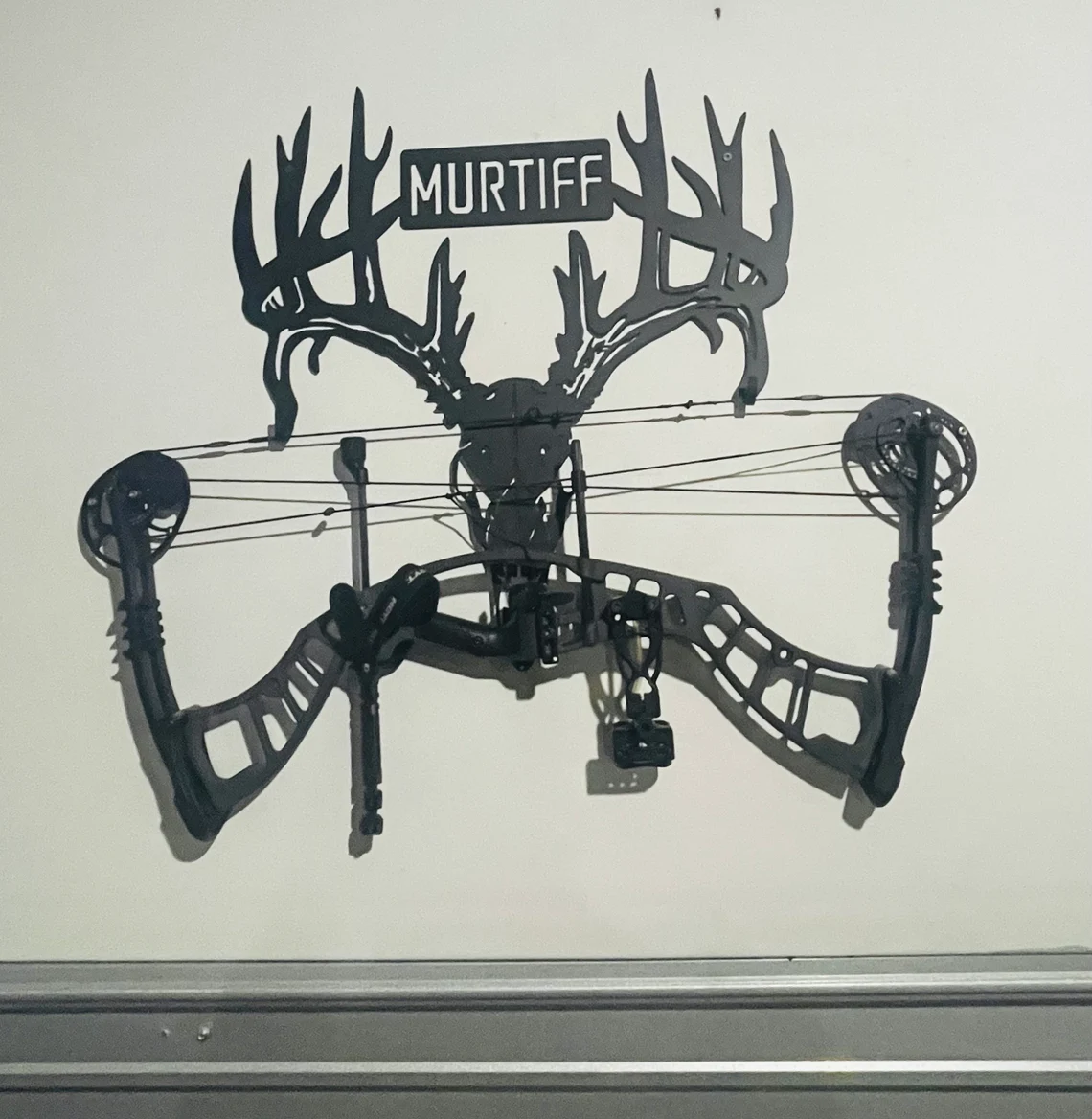 Personalized Metal Deer Skull Rack-The Best Gift For Family