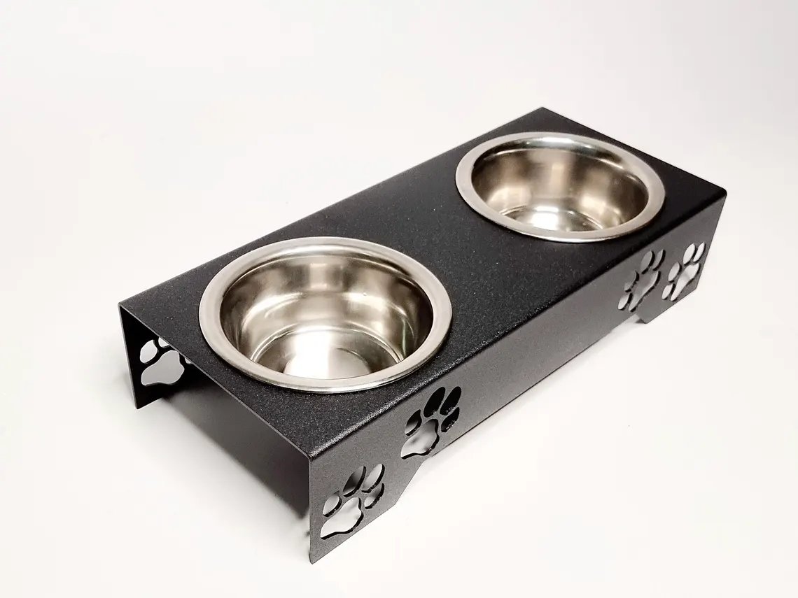 Personalized Dog & Cat Feeder Storage Rack