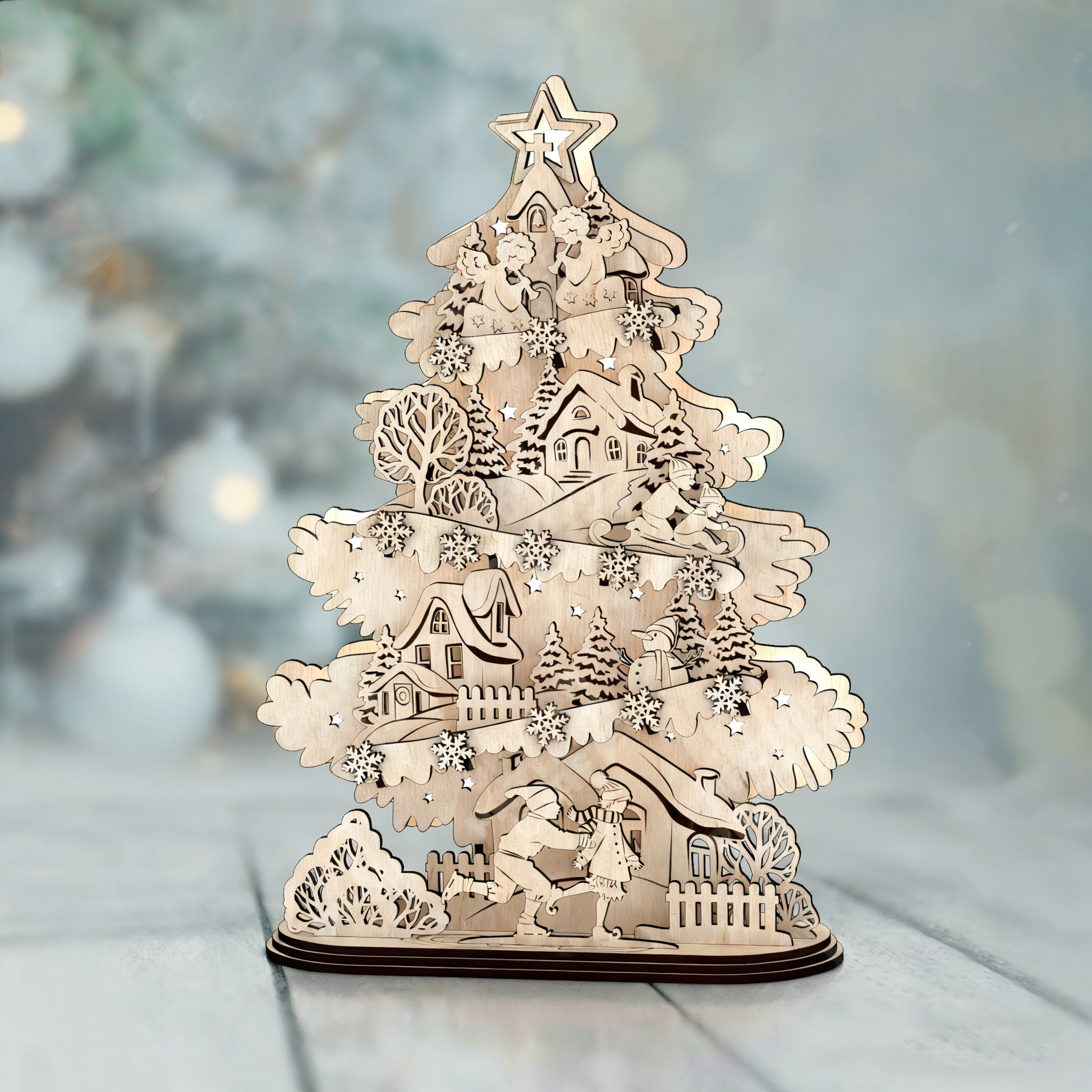 Standing Christmas Tree Decoration 