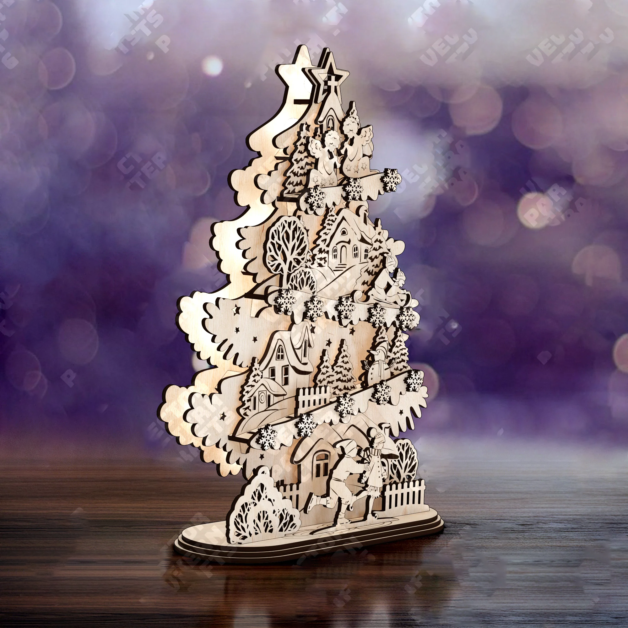 Standing Christmas Tree Decoration 