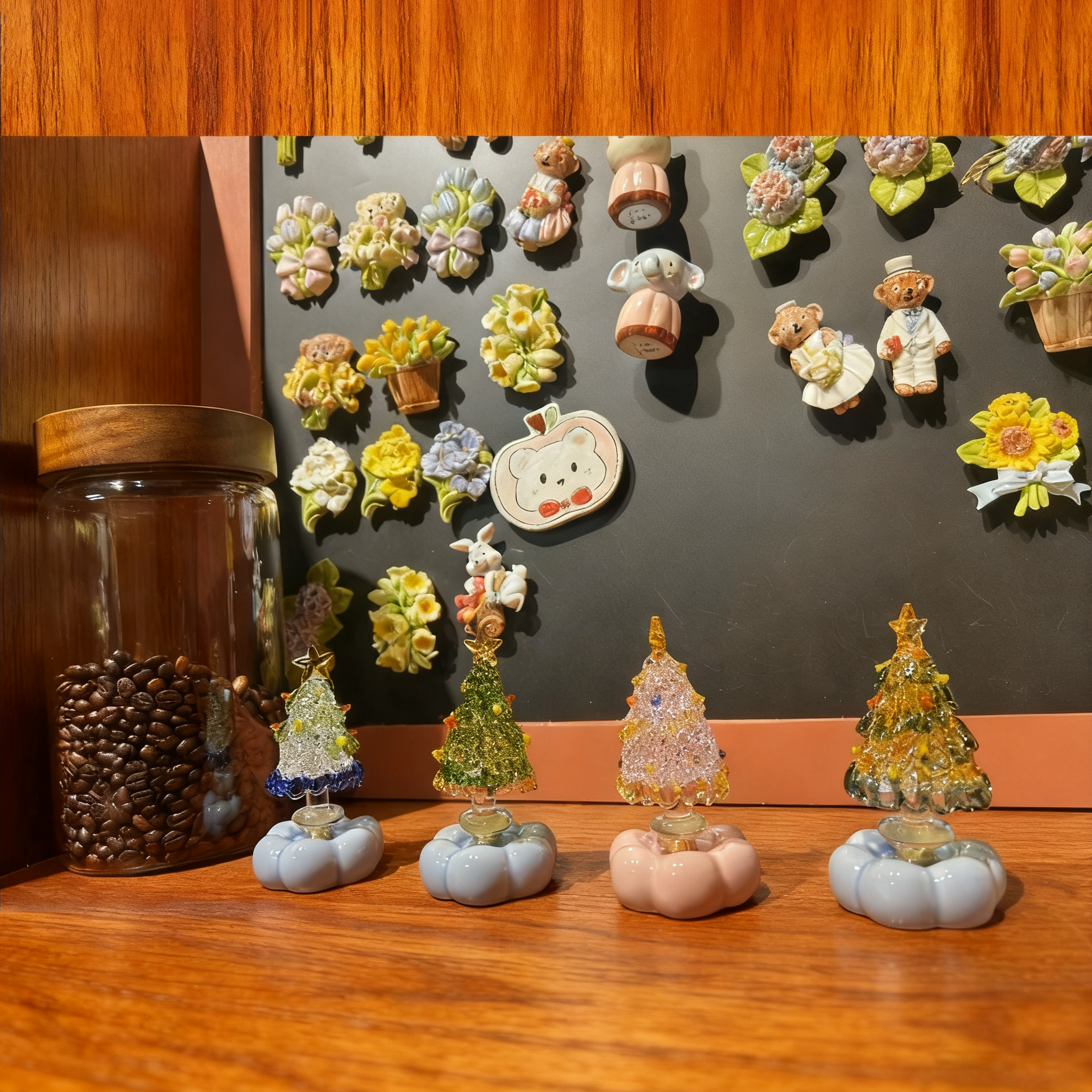 Cute Handmade Glass Christmas Tree Ornament