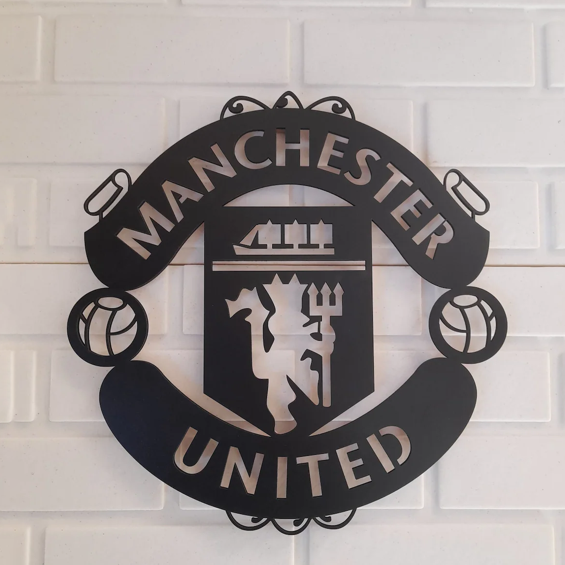 Classic Football Team Metal Wall Sign
