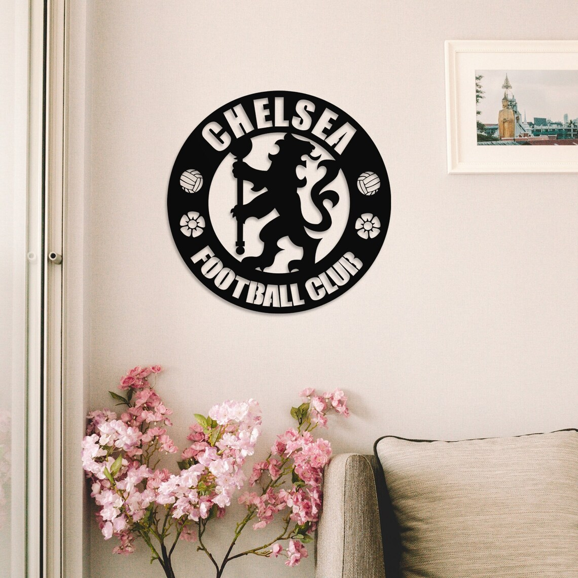 Classic Football Team Metal Wall Sign