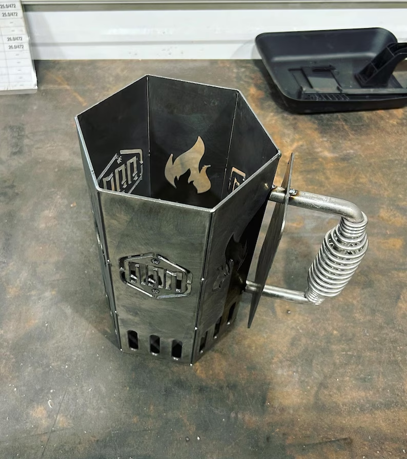 Charcoal Chimney - Metal BBQ Smoker