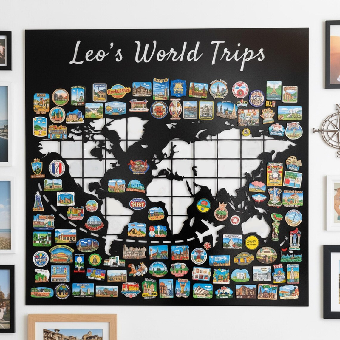 Custom Travel Souvenir Magnet Display Board