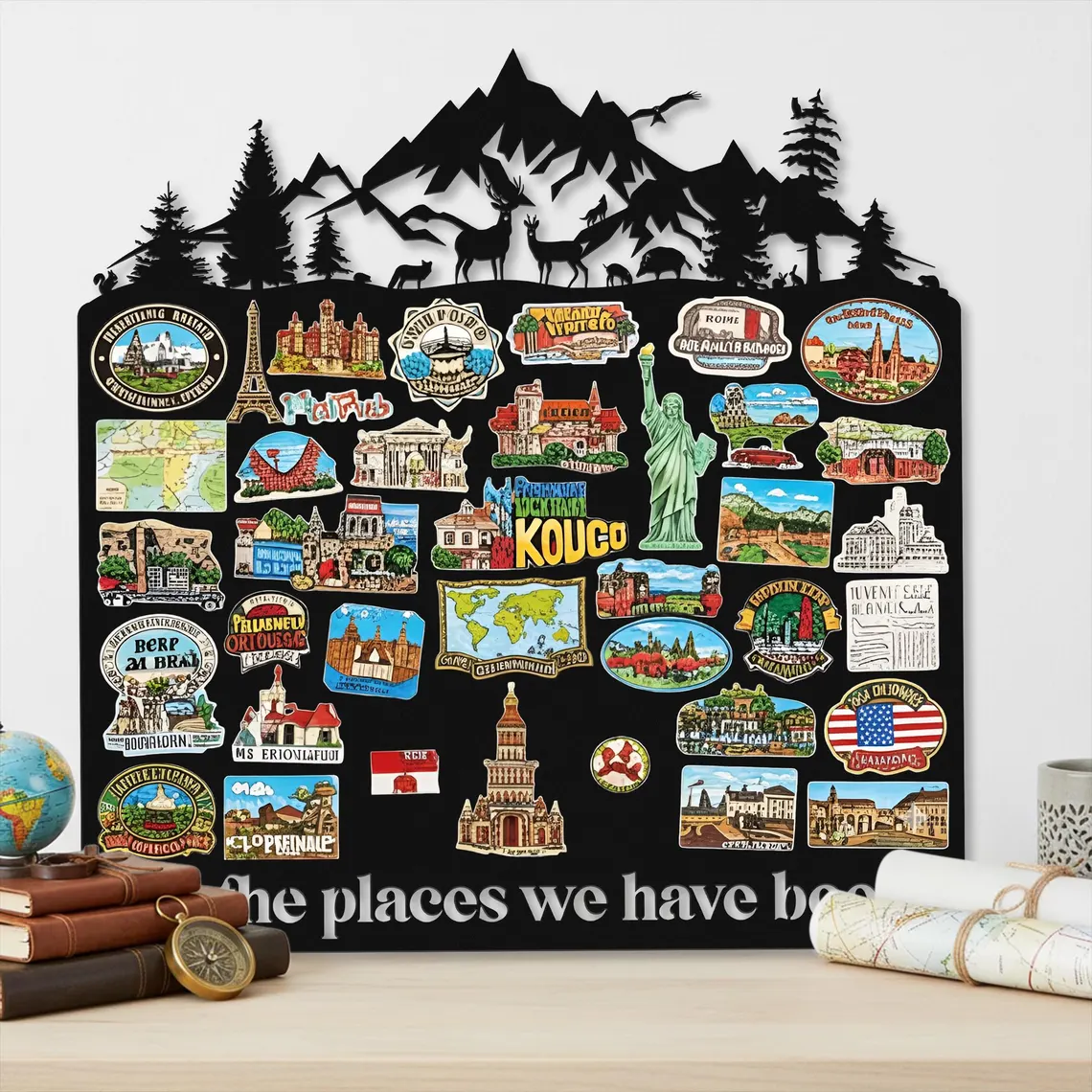 Personalized Metal Travel Magnetic Display Board