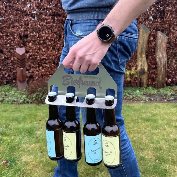 Custom Bottle Holder Beer Gift For Men
