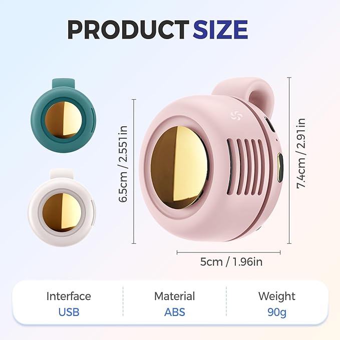 【Designed For Women】🌸Portable Silent Mini Bladeless Electric Fan