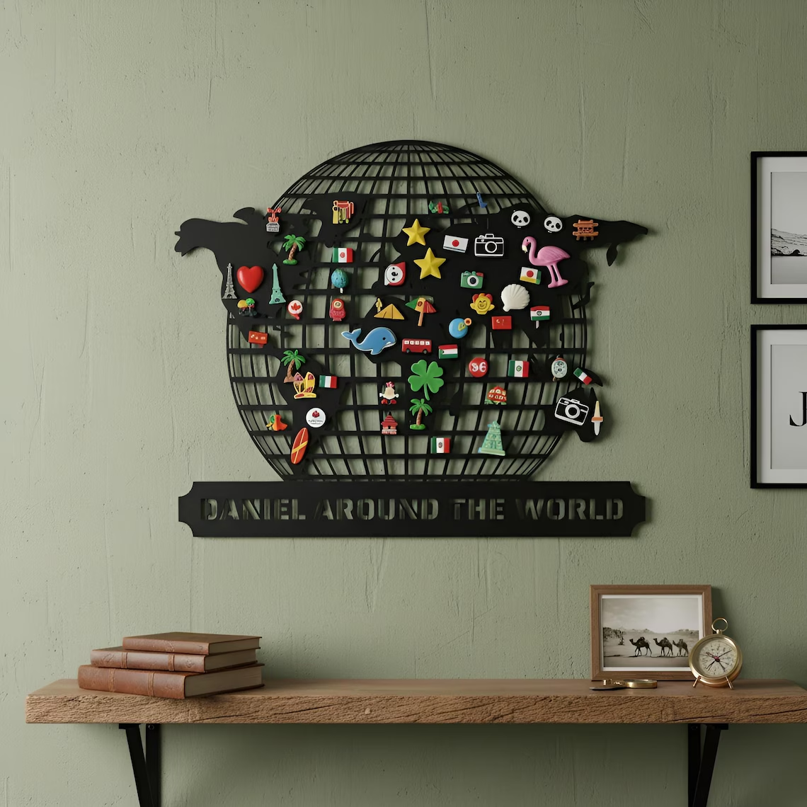 Custom Travel Souvenir Magnet Display Board