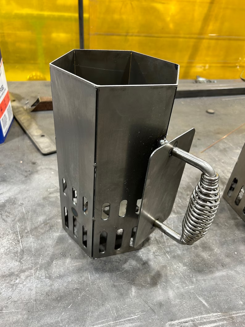 Charcoal Chimney - Metal BBQ Smoker