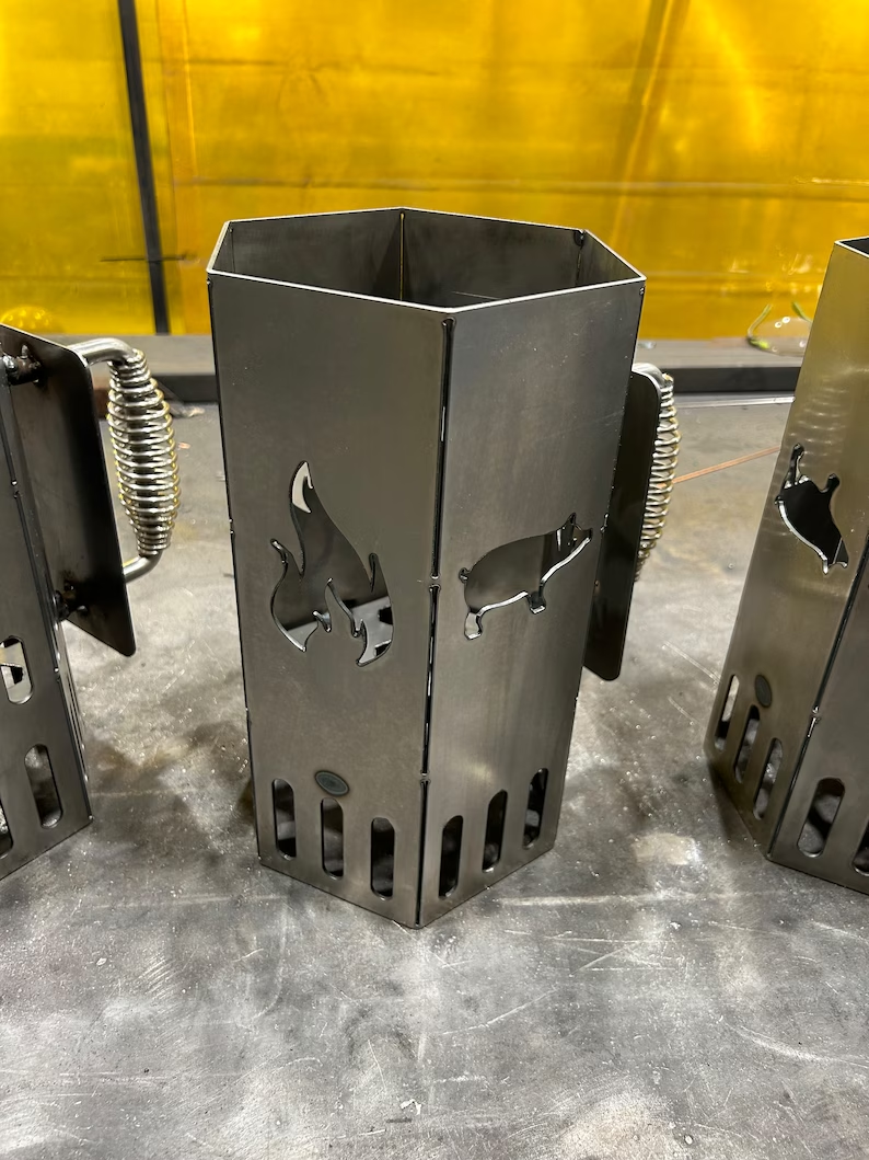 Charcoal Chimney - Metal BBQ Smoker