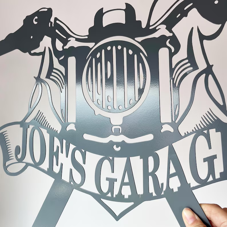 Custom Metal Motorcycle Helmet Rack