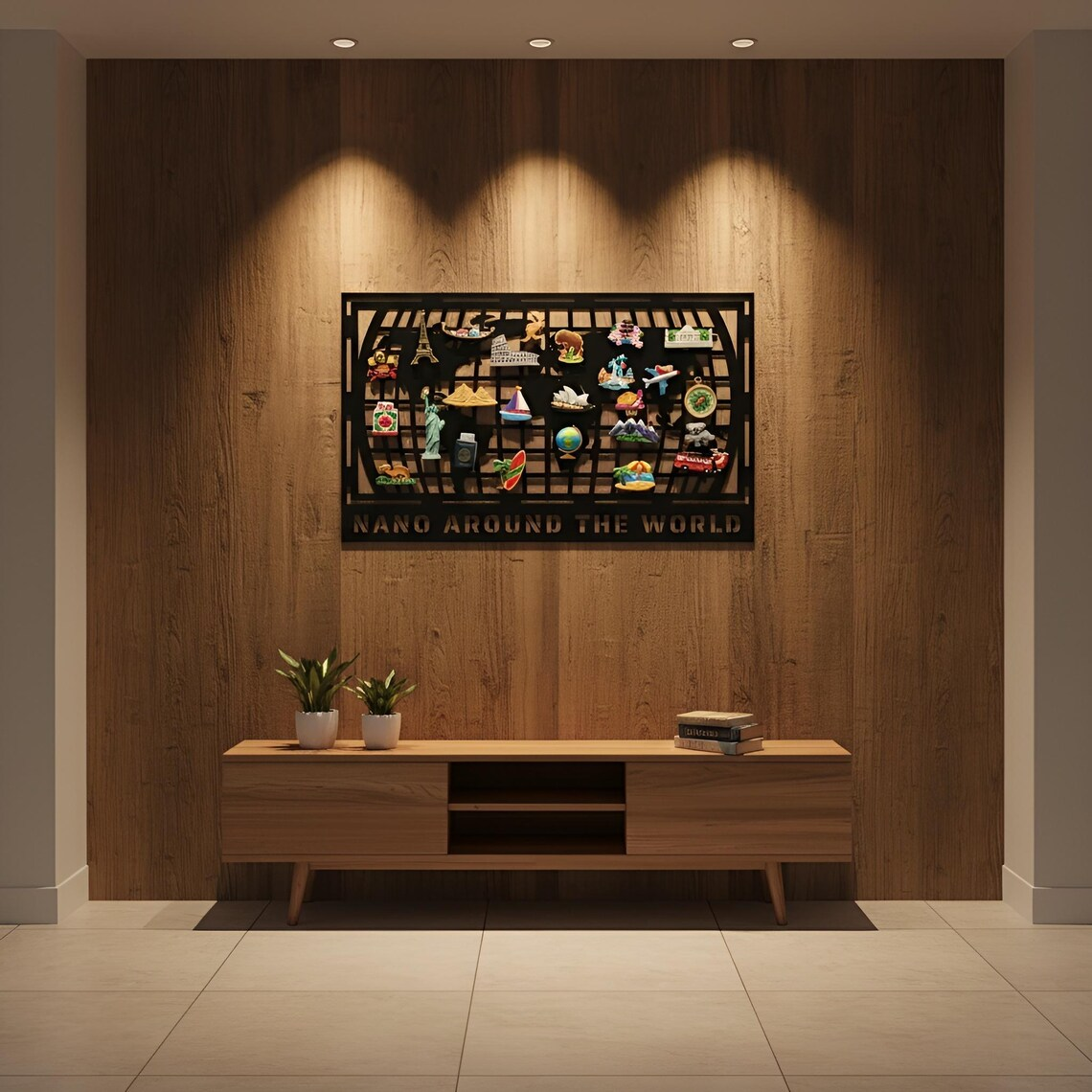 Custom Travel Souvenir Magnet Display Board