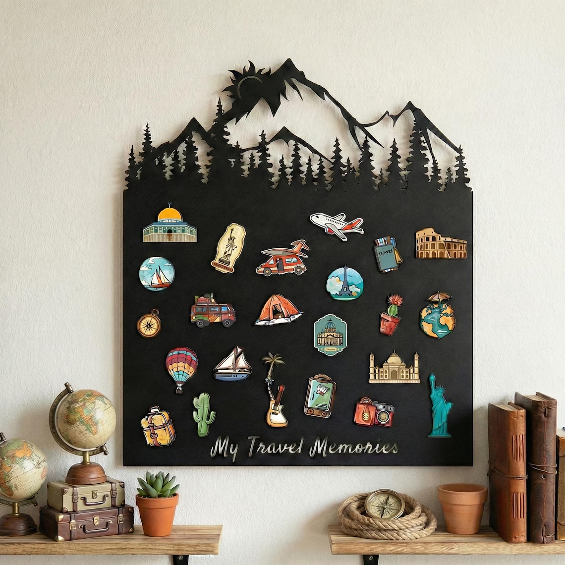 Personalized Metal Travel Magnetic Display Board