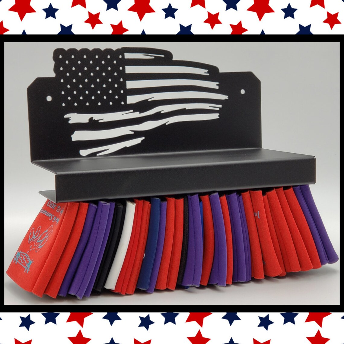 American Flag Can Cooler Holder