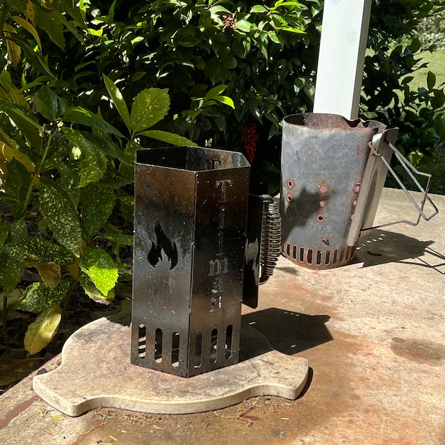 Charcoal Chimney - Metal BBQ Smoker